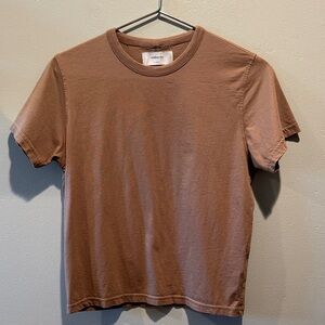 Sold Out NYC the Iconically Soft Perfect Tee Crewneck T-Shirt in Truffle Brown